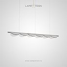 Реечный, рядный светильник OTTO LONG 6 плафонов. Цвет прозрачный Lampatron 8453-23257