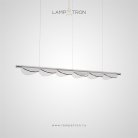Реечный, рядный светильник OTTO LONG 6 плафонов. Цвет прозрачный Lampatron 8453-23257