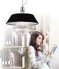 Подвесной светильник Lumina Deco LDP 9175-3 BK Alvarress