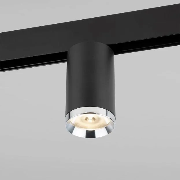 Трековый светильник Elektrostandard 85506/01 черный/серебро Slim Magnetic Ringe a061298