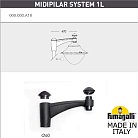Консоль для паркового фонаря FUMAGALLI MIDIPILAR SYS 1L 000.000.A10.A0