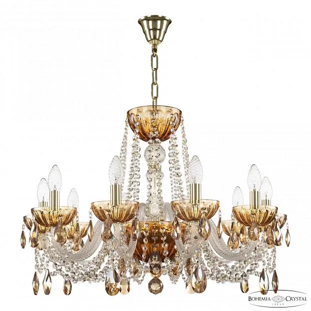 Люстра Bohemia Ivele Crystal  5402/10/240 G Amber/M-1H K721