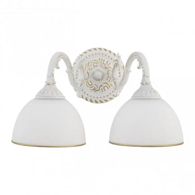 Бра с плафонами Arte Milano 346410/2W WT+G Бра с плафонами Arte Milano 346410/2W WT+G