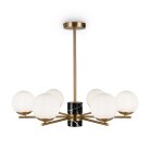Люстра на штанге Freya FR5230PL-06BS Marble