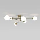 Потолочная люстра Eurosvet 30181/6 латунь Netz a062217