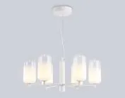 Подвесная люстра Ambrella light LH11107/6 WH/FR белый/белый матовый 24W 3000K D630*280