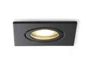 Светильник встраиваемый IP44 с высокой степенью пылевлагозащиты черный GU5.3 85*85*28 Ambrella light TN1161 BK