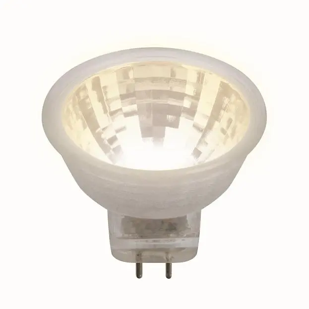 Лампочка светодиодная Uniel LED-MR11-3W/WW/GU4/220V GLZ21TR Лампочка светодиодная Uniel LED-MR11-3W/WW/GU4/220V GLZ21TR
