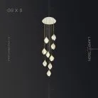 Готовая комбинация светильников LEA MORE 9 ламп Lampatron 6415-17245