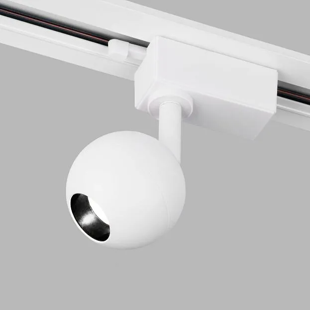 Трековый светильник Elektrostandard Ball Белый 8W 4200K (LTB76) однофазный a053740 Трековый светильник Elektrostandard Ball Белый 8W 4200K (LTB76) однофазный a053740