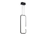 Подвесной светодиодный светильник BK черный 19W 4200K 190*80*1000 Ambrella light FL66363