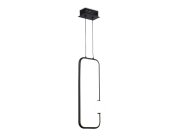 Подвесной светодиодный светильник BK черный 19W 4200K 190*80*1000 Ambrella light FL66363