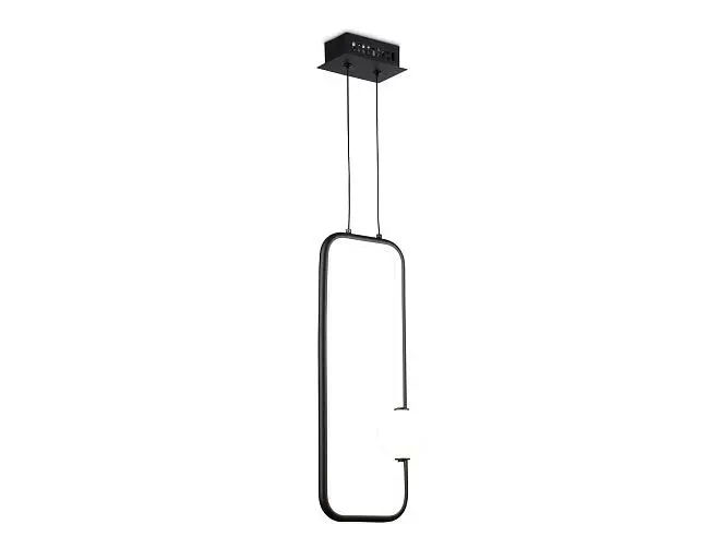 Подвесной светодиодный светильник BK черный 19W 4200K 190*80*1000 Ambrella light FL66363 Подвесной светодиодный светильник BK черный 19W 4200K 190*80*1000 Ambrella light FL66363