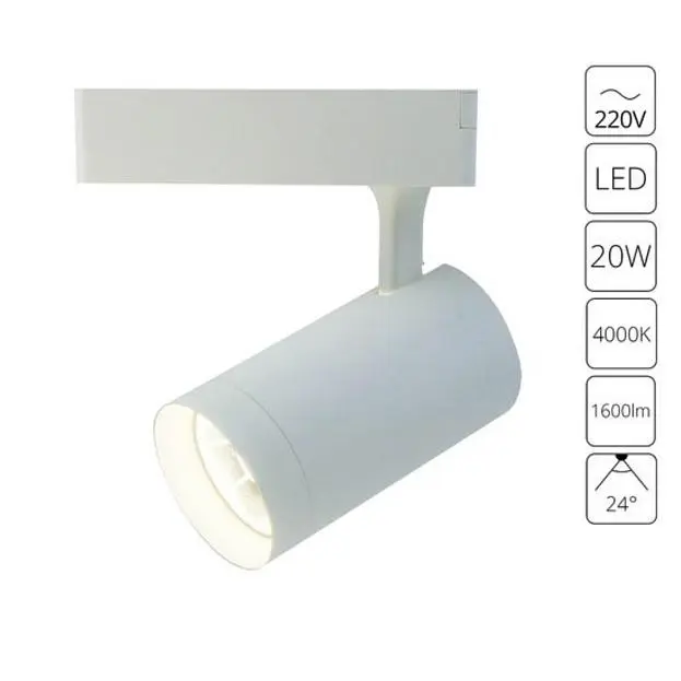 Трековый светильник Arte Lamp A1720PL-1WH SOFFITTO Трековый светильник Arte Lamp A1720PL-1WH SOFFITTO