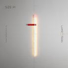 Бра GIA Размер M. Цвет Белый + Красный. Теплый свет Lampatron 2595-14069