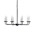 Подвесная люстра Arte Lamp A1857LM-8BK Graff