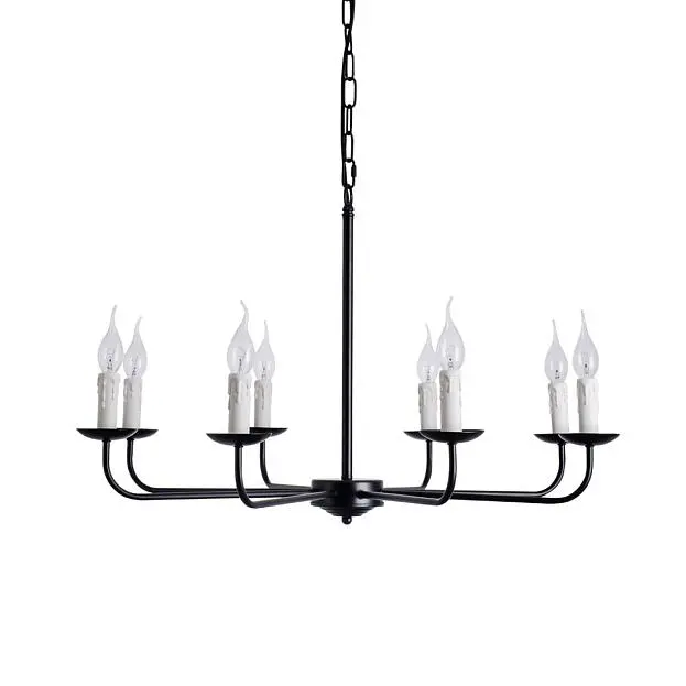 Подвесная люстра Arte Lamp A1857LM-8BK Graff
