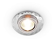 Встраиваемый точечный зеркальный светильник MR16 Ambrella light 8460 CL Crystal Spot