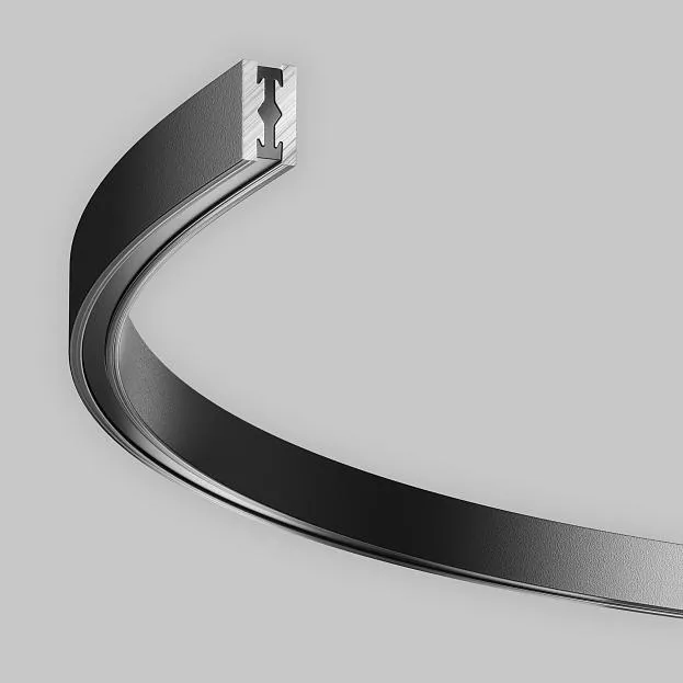 Шинопровод накладной/подвесной 0,65 м Technical Maytoni TRX154-SR-D650-B Busbar trunkings Flarity