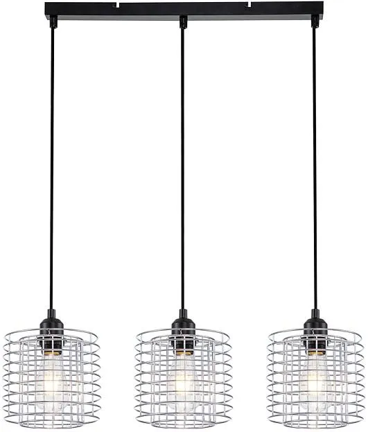Подвесной светильник Escada 10190/3S Chrome Grid Подвесной светильник Escada 10190/3S Chrome Grid