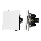 Механизм выключателя одноклавишный проходной SWT-TENDO-MKP1-PL-WH (230V, 10A) Arlight 054148