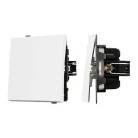 Механизм выключателя одноклавишный проходной SWT-TENDO-MKP1-PL-WH (230V, 10A) Arlight 054148