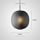 Подвесной светильник NERI Цвет черный Lampatron 8629-24103