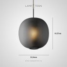 Подвесной светильник NERI Цвет черный Lampatron 8629-24103