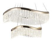 Подвесной светодиодный светильник с хрусталем Ambrella Light TR49728