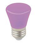 Лампочка светодиодная Volpe LED-D45-1W/PURPLE/E27/FR/С BELL