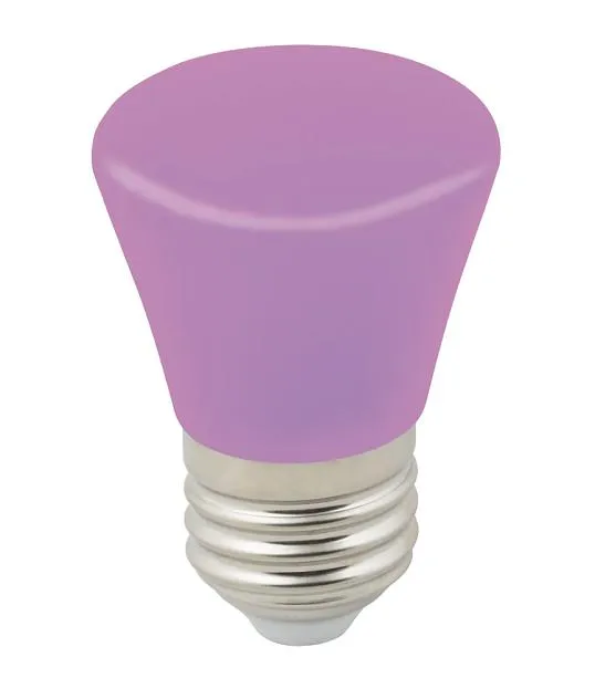 Лампочка светодиодная Volpe LED-D45-1W/PURPLE/E27/FR/С BELL