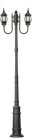 Наземный фонарь Oasis Light 83410SA 10 E7 Bl AMERICA S