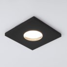 Влагозащищенный точечный светильник Elektrostandard 126 MR16 черный матовый Flicks a053362