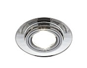 Встраиваемый точечный зеркальный светильник MR16 Ambrella light 8160 CL Crystal Spot