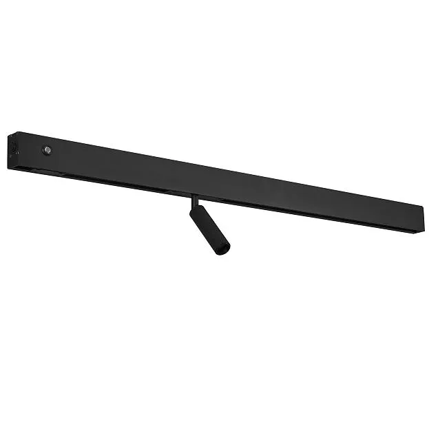 Светильник настенный 230V LED 10W 270LM 100G (Back light)+7W(Spot light) 460LM 24G ЧЕРНЫЙ 4000K Lightstar 810657 Fiume Spot