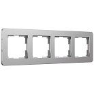 Рамка на 4 поста Werkel W0042606 Platinum алюминий a059218
