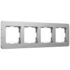 Рамка на 4 поста Werkel W0042606 Platinum алюминий a059218