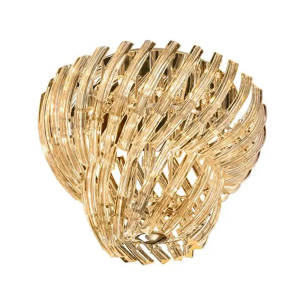 Подвесная люстра Delight Collection 4424-600 ti-gold/amber Calligo