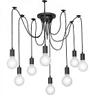 Подвесной светильник Spider Web Pendant 8 Black ImperiumLoft 75700-22 40.1649