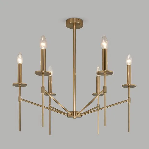 Потолочный светильник Eurosvet 60142/6 латунь a061930 Anders