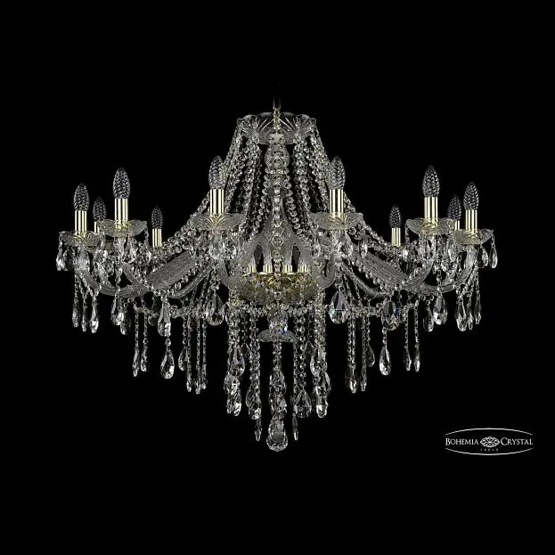 Люстра хрустальная Bohemia 1415/12/360 G Люстра хрустальная Bohemia 1415/12/360 G
