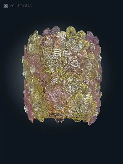 Бра Reccagni Angelo Flora 2L Gold Voltolina