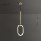 Подвесной светильник FINNUR B Тип B. Размер M. Цвет Латунь. Трехцветный свет свет Lampatron 833-18908