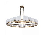 Люстра NEWPORT 4338+16/C new gold JESSICA