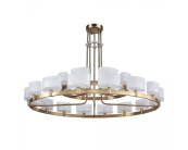 Люстра NEWPORT 4338+16/C new gold JESSICA