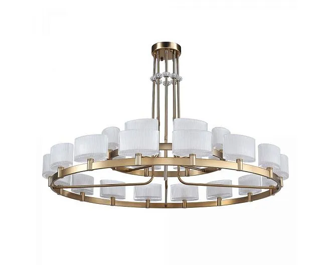 Люстра NEWPORT 4338+16/C new gold JESSICA