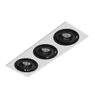 Встраиваемый поворотный светодиодный светильник LeDron MJ1006 SQ3 White-Black 4000K