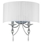 Бра 2x40W E14 БЕЛЫЙ Lightstar 725626 PARALUME