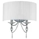 Бра 2x40W E14 БЕЛЫЙ Lightstar 725626 PARALUME