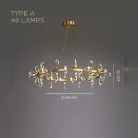 Кольцевые люстры и светильники GLORIOLE RING Тип A. 48 ламп Lampatron gloriole-ring-a-48 9121-25960